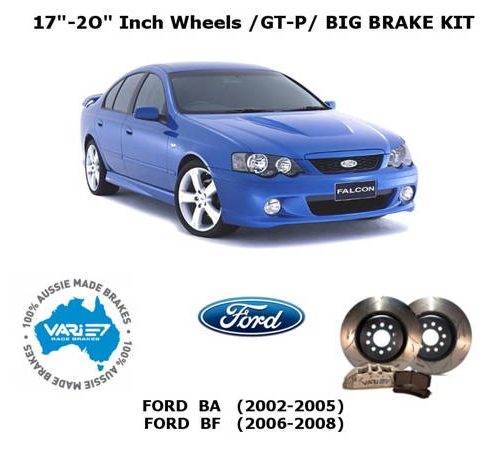 Ford BA BF FG Falcon Big Brake Upgrade – Caliper Supports For 322mm Rotors, XR6 XR8, Planet Parts